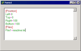 Sintaxis resaltada para archivos ini