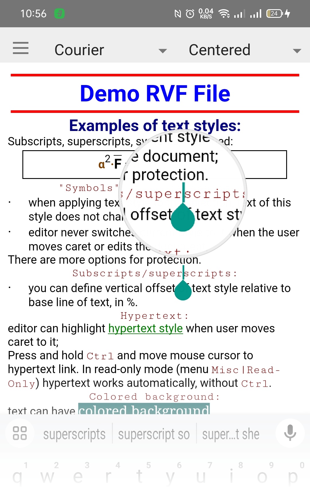 Delphi 12, Android, FireMonkey, TRichVieEdit