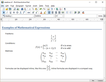 Fórmulas matemáticas