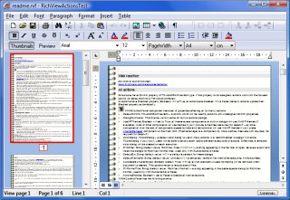 ScaleRichView demo, Windows Vista